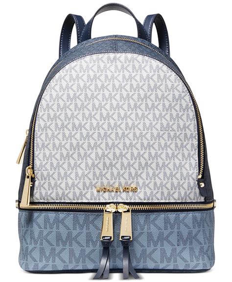 michael kors rhea large backpack macys|mk rhea medium backpack.